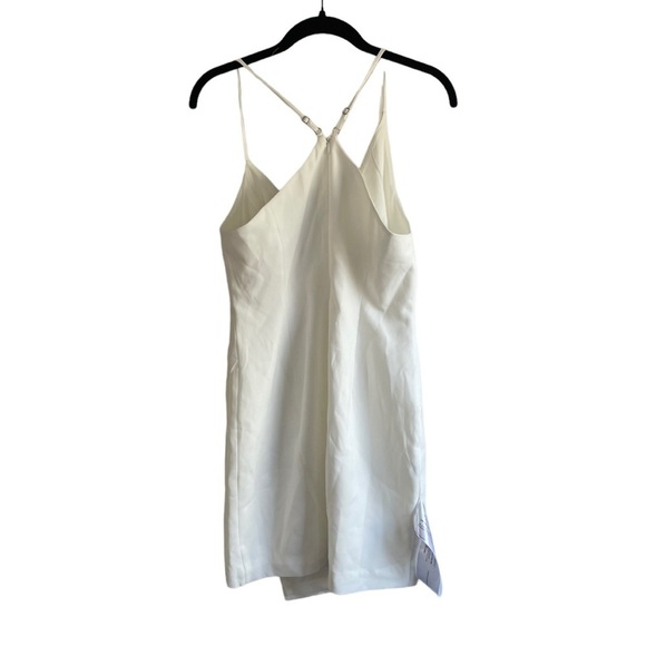 BCBG MaxAzria Eva White‎ Asymmetrical Mini Dress 6 - Picture 7 of 10